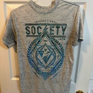 Society Heather Gray Graphic Tee
